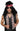 80s rocker costume accessory kit – includes bandana headband, fun specs, choker with scarf, and temporary tattoos – perfect for Halloween or themed parties- Party Shop