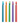 Unique - Bougies à flamme colorée + supports (10 unités) - Party Shop