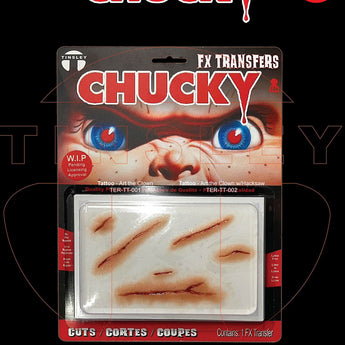 Large 3D Fx Transfers - Coupures Chucky - Party Shop