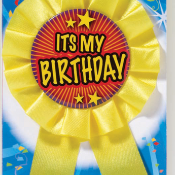 Ruban de Récompense "It's my Birthday"