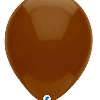 Sac De 12 Ballons Funsational - Brun Cacao - Party Shop