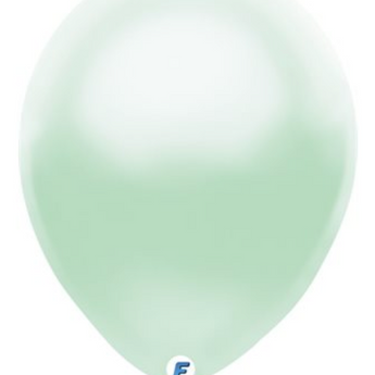 Sac De 12 Ballons Funsational - Vert Menthe Perlé - Party Shop