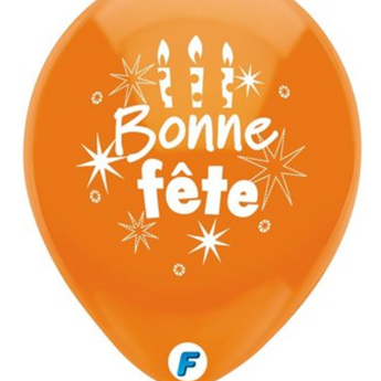 Sac De 8 Ballons Funsational - Ballons Multiolores "Bonne Fête" - Party Shop