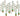 Beistle Co. - Décorations suspendues (12 mcx de 17.5po & 31po) - Ananas - Party Shop