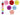 Link Product - Pince Snowball Bush – 4,75 po (diam.) x 2,25 po – couleurs assorties Luau - Party Shop