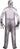 Adult Alien Prober costume with jumpsuit, alien mask, and inflatable gag prop – funny extraterrestrial outfit for Halloween or costume parties. - funworld - Party shop