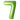Airise - Ballon Mylar Supershape Chiffre 7 - Vert 34po - Party Shop