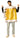 Beer mug costume for adults – One size fits most. Funny beverage-themed outfit for Halloween, Oktoberfest, parties, and festivals. - Rasta Imposta - Party shop