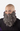 Big and curly beard for adults with elastic ear loops – available in white, black, grey, or auburn – perfect costume accessory for Halloween or cosplay - Funworld - Party Shop