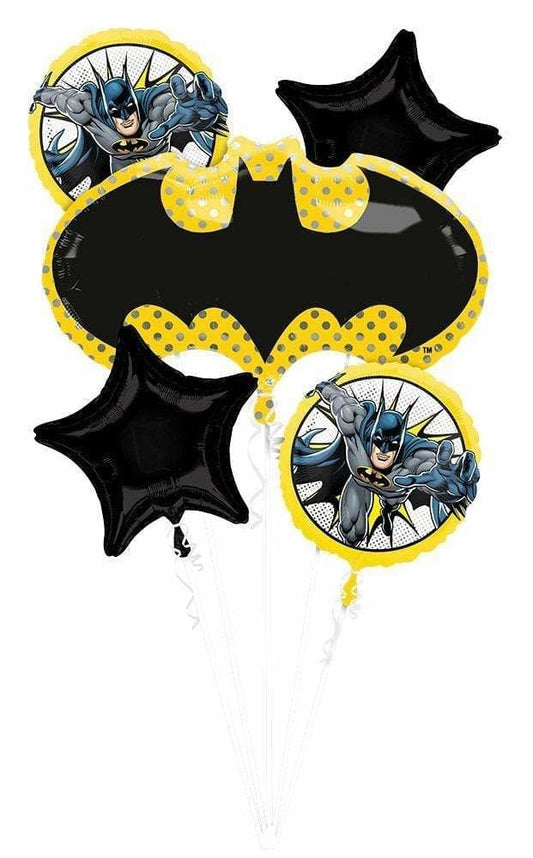 Anagram - Bouquet De 5 Ballons Mylar - Batman - Party Shop