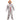 Carnevil Clown child costume with jumpsuit, collar, and scary clown mask – perfect for Halloween or haunted carnival theme - FunWorld - Party Shop