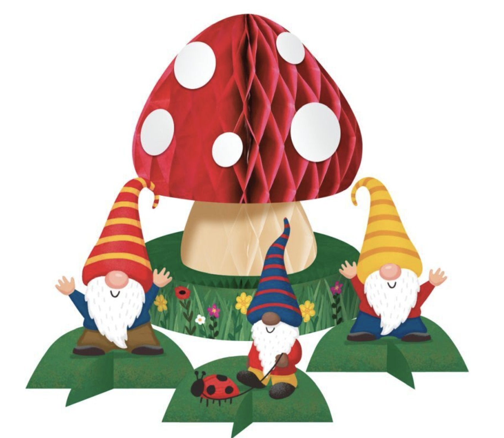 Centre De Table (6) - Gnome - Party Shop
