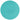 Amscan - Cercles De Tulles 9" (50) - Turquoise - Party Shop