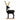 ATTITUDE IMPORTS - Cerf En Bois Et Velour (Noir Et Or) - Noël - Party Shop