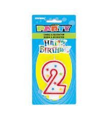 Chandelle (Avec Décoration Happy Birthday) - #2 - Party Shop
