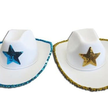 Chapeau Cowboy Avec Étoile - Couleur Assorties - Party Shop