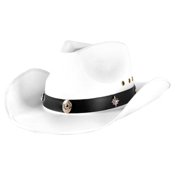 Chapeau De Cowboy Blanc - Party Shop