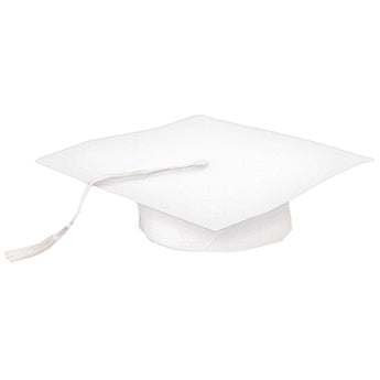 Chapeau De Graduation - Blanc - Party Shop