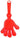 Beistle Co. - Clappe-Main (Petit) - Rouge - Party Shop