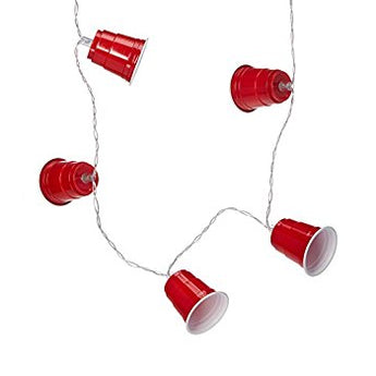 Collier Lumineux Shooter Rouge (7) - Party Shop