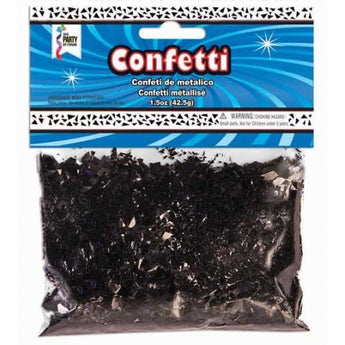 Confetti Métalliques 1.5Oz - Noir - Party Shop