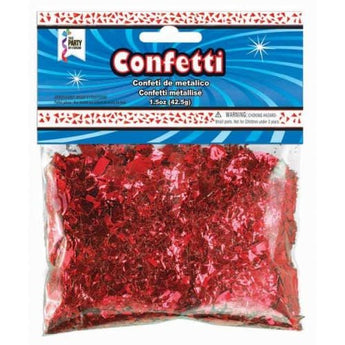 Confetti Métalliques 1.5Oz - Rouge - Party Shop