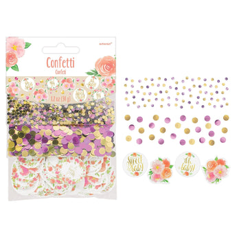 Confettis 1.2 Oz - Baby Shower Floral - Party Shop