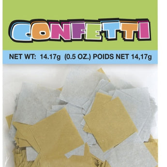 Confettis De Papier De Soie - Argent & Or - Party Shop