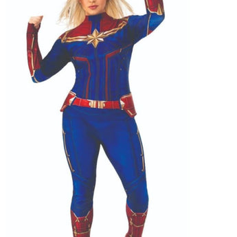 Costume Adulte - Capitaine Marvel Taille Plus - Party Shop