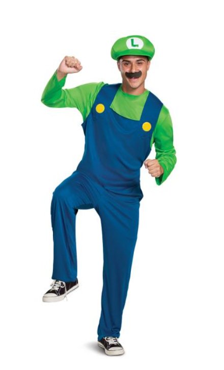 Costume Adulte Classique - Luigi - Party Shop