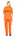 Costume Adulte - Combinaison De Prisonnier Orange Pour Femme - Party Shop