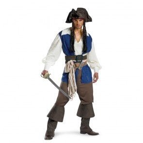 Costume Adulte Deluxe - Capitaine Jack Sparrow - Party Shop