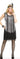 FUN WORLD - Costume Adulte - Flapper Séduisante Argent - Party Shop