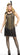 FUN WORLD - Costume Adulte - Flapper Séduisante Or - Party Shop