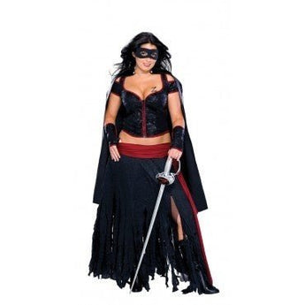 Costume Adulte - Lady Zorro Taille Plus - Party Shop