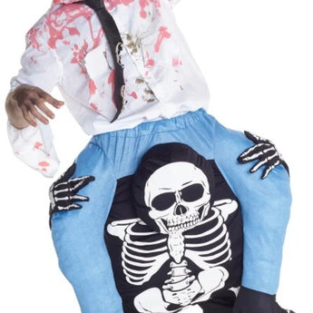 Costume Adulte - Morphsuit À Dos De Squelette - Party Shop