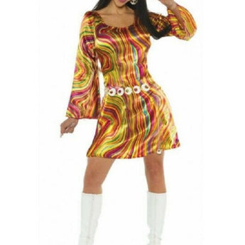 Costume Adulte - Robe Disco Multicolore - Party Shop