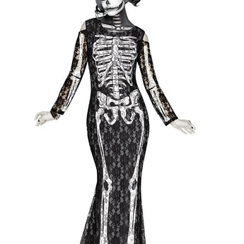 Costume Adulte - Squelette Lacée - Party Shop