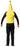Adult Banana Costume – Funny and colorful outfit for Halloween, tropical party, or carnival. One size, comfortable. Rasta Imposta -Party Shop.