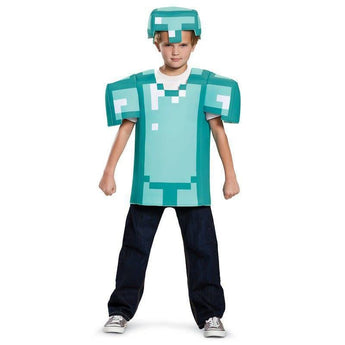 Costume Enfant - Armure Diamant - Minecraft - Party Shop