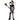 Amscan - Costume Enfant - Bouffon Menacant Clown - Party Shop
