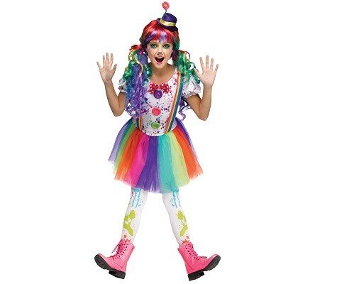 Costume Enfant - Crazy Color Clown - Party Shop