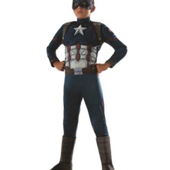 Costume Enfant Deluxe - Capitaine America - Party Shop