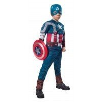 Costume Enfant Deluxe - Capitaine America Retro - Party Shop