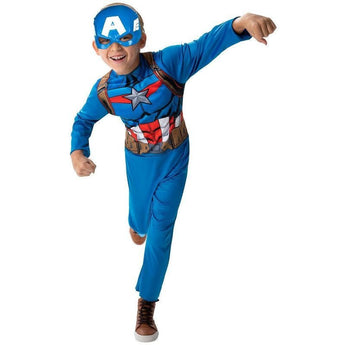 Costume Enfant Économique - Capitaine America - Party Shop