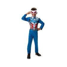 Costume Enfant Économique - Capitaine America (Sam Wilson) - Party Shop
