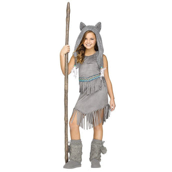 Costume Enfant - "Elle danse avec les loups" - Party Shop