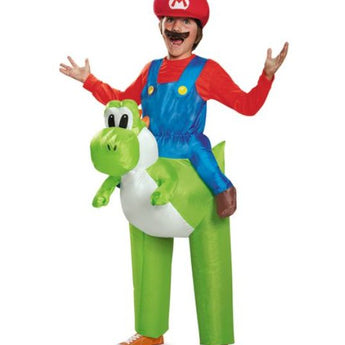 Costume Enfant Gonflable - Mario À Dos De Yoshi - Party Shop