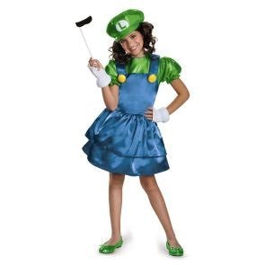 Costume Enfant - Luigi Version Jupe - Party Shop