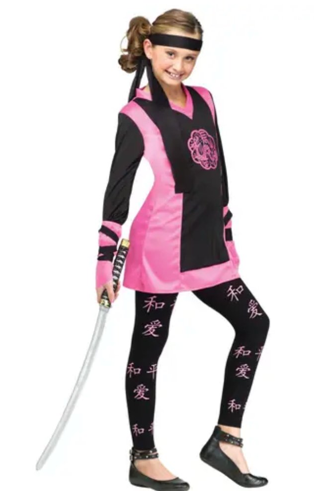 Costume Enfant - Ninja Dragon Rose - Party Shop